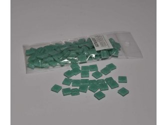 Stakleni mozaik 10x10mm 80g turquoise