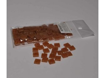 Stakleni mozaik 10x10mm 80g terracotta