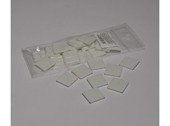 Stakleni mozaik 20x20mm 80g white