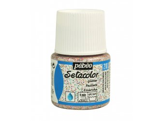 Boja za tkaninu glitter 45ml multicolour